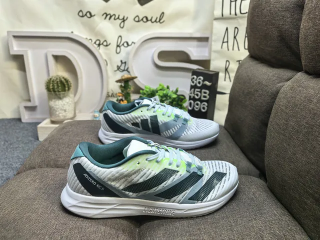 Adidas Black Blue Mesh Upper Three-Stripe Side Panel Running Shoes 11