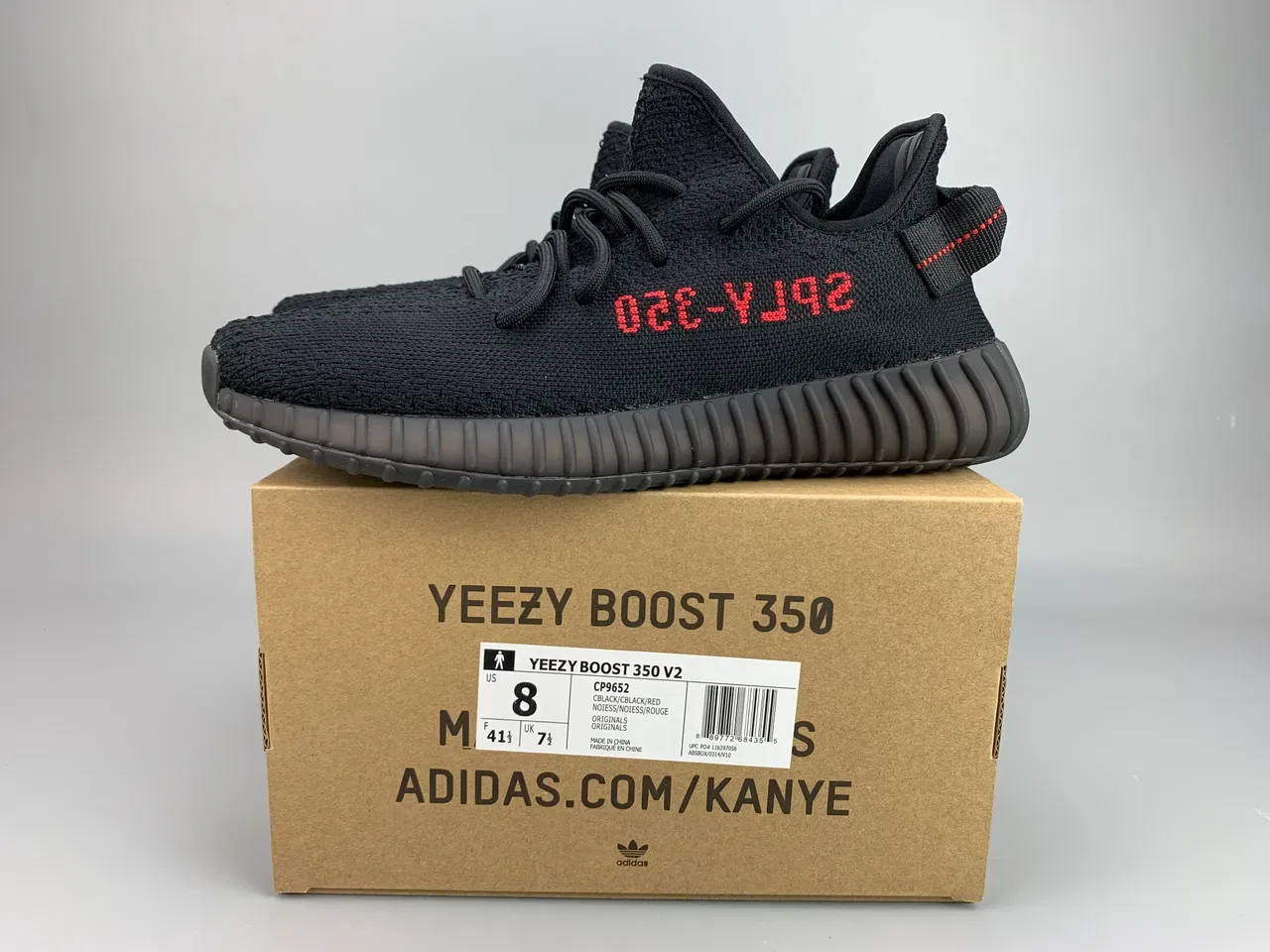 Adidas Black Red Knit Upper Ribbed Translucent Sole Lifestyle Sneakers 3
