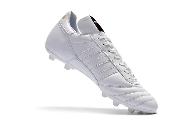 Adidas Copa Mundial Preto Branco Sapatos de Futebol para solo firme 10