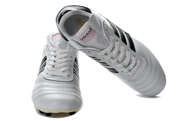 Adidas Copa Mundial blanc noir or Firm-Ground chaussures de football 3