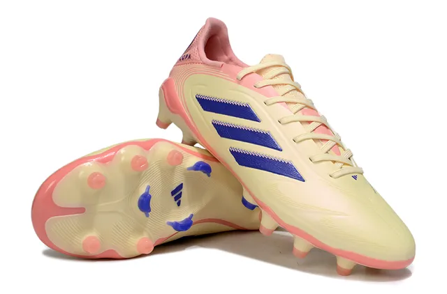 Adidas Copa Pure Pink and Cream Firm-Ground Soccer Shoes 4