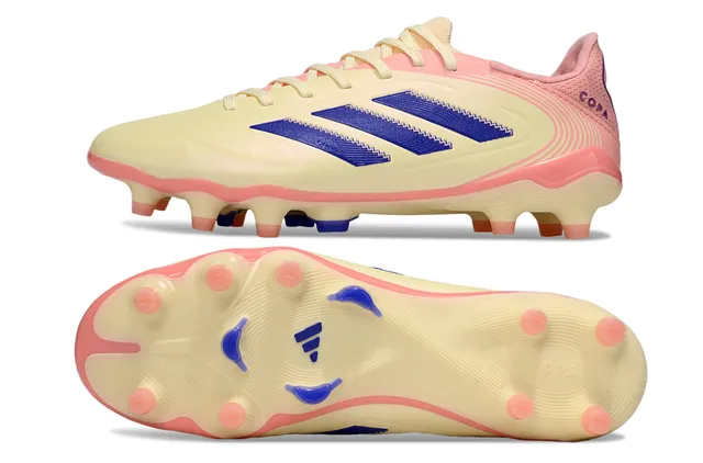 Adidas Copa Pure Pink and Cream Firm-Ground Soccer Shoes 6