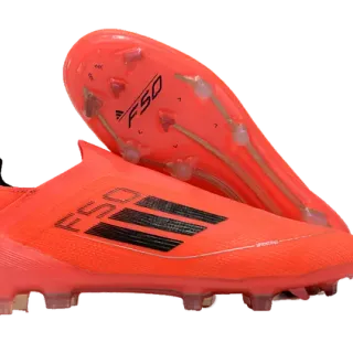 Adidas F50 Orange Black Firm-Ground Soccer Shoes