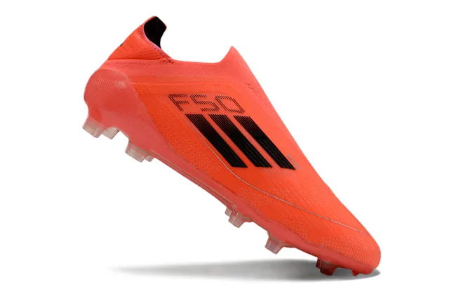 Adidas F50 Naranja Negro Firm-Ground Zapatos de Fútbol 2