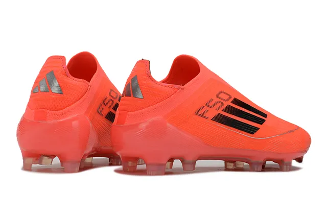 Adidas F50 Naranja Negro Firm-Ground Zapatos de Fútbol 5