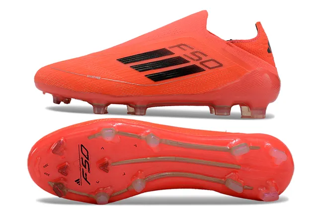 Adidas F50 Naranja Negro Firm-Ground Zapatos de Fútbol 6