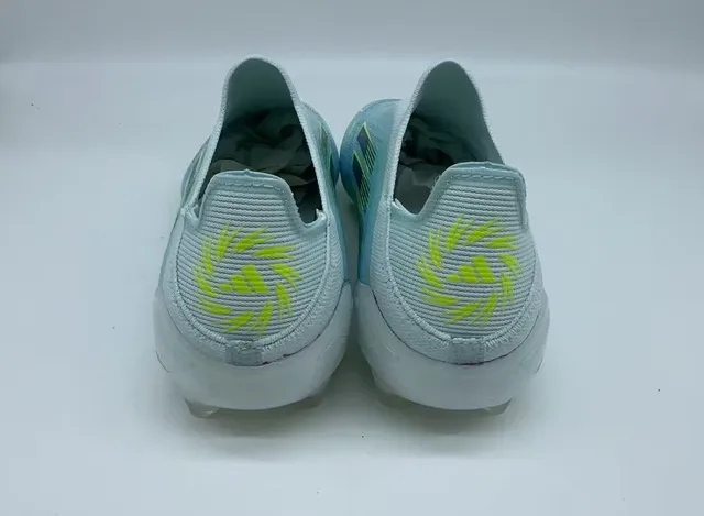 Adidas F50 Sparkfusion Light Blue Neon Green Firm-Ground Soccer Shoes 3