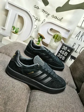 Adidas Gazelle Light Blue Magenta Green Suede Lifestyle Sneakers 9