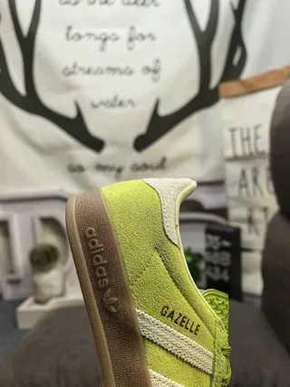 Adidas Gazelle नींबू हरा चीमोइस लाइफस्टाइल स्नीकर 3