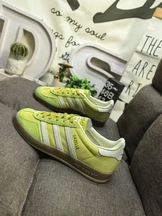 Adidas Gazelle नींबू हरा चीमोइस लाइफस्टाइल स्नीकर 7