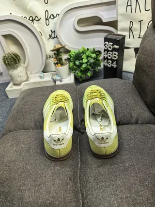 Adidas Gazelle नींबू हरा चीमोइस लाइफस्टाइल स्नीकर 8