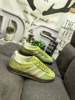 Adidas Gazelle नींबू हरा चीमोइस लाइफस्टाइल स्नीकर 9