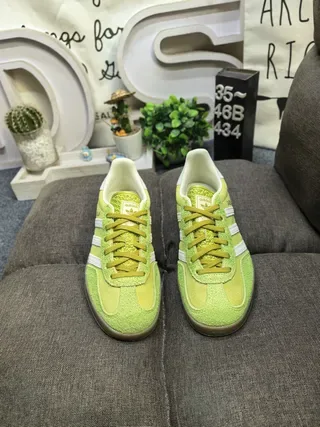 Adidas Gazelle नींबू हरा चीमोइस लाइफस्टाइल स्नीकर 10