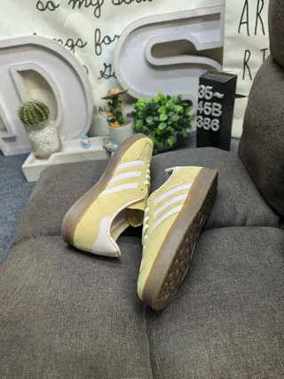 Adidas Gazelle Mustard Yellow Suede Lifestyle Sneakers 6