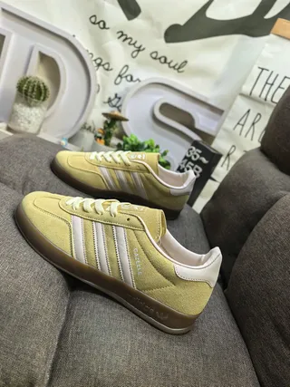 Adidas Gazelle Mustard Yellow Suede Lifestyle Sneakers 7