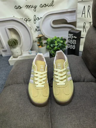 Adidas Gazelle Mustard Yellow Suede Lifestyle Sneakers 10