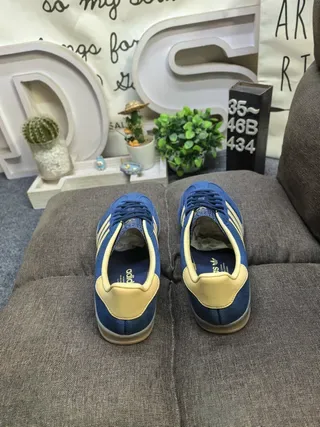 Adidas Gazelle Navy and Yellow Lifestyle Sneakers 8