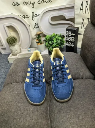 Adidas Gazelle Navy and Yellow Lifestyle Sneakers 10