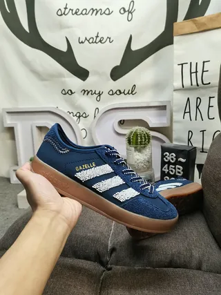 Adidas Gazelle Navy Blue Suede Lifestyle Sneakers 5