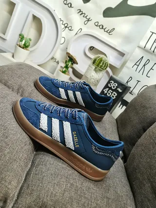 Adidas Gazelle Navy Blue Suede Lifestyle Sneakers 7