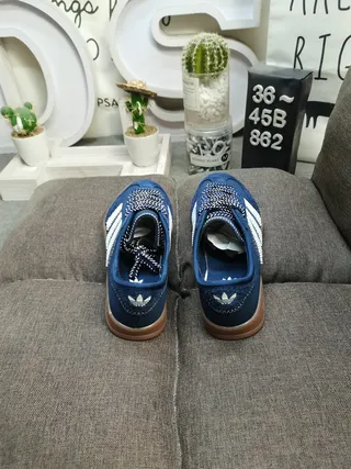 Adidas Gazelle Navy Blue Suede Lifestyle Sneakers 8