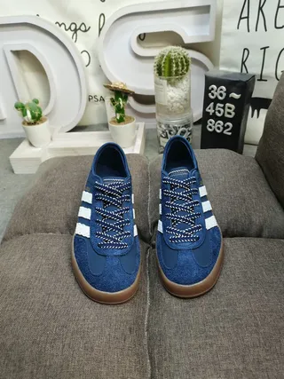 Adidas Gazelle Navy Blue Suede Lifestyle Sneakers 10