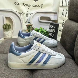 Adidas Gazelle Off-White and Blue Gradient Lifestyle Sneakers