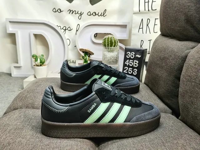 Adidas Green Brown Suede Upper Three Stripes Lifestyle Sneakers 11