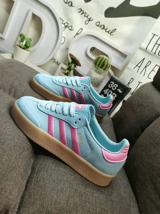 Adidas Green Brown Suede Upper Three Stripes Lifestyle Sneakers 17