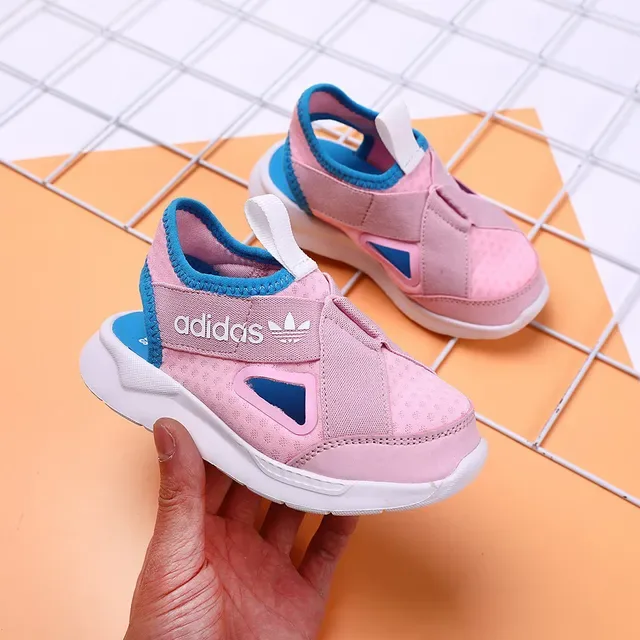 Adidas Kids Slip-On Mesh Strap Lifestyle Sneakers 9