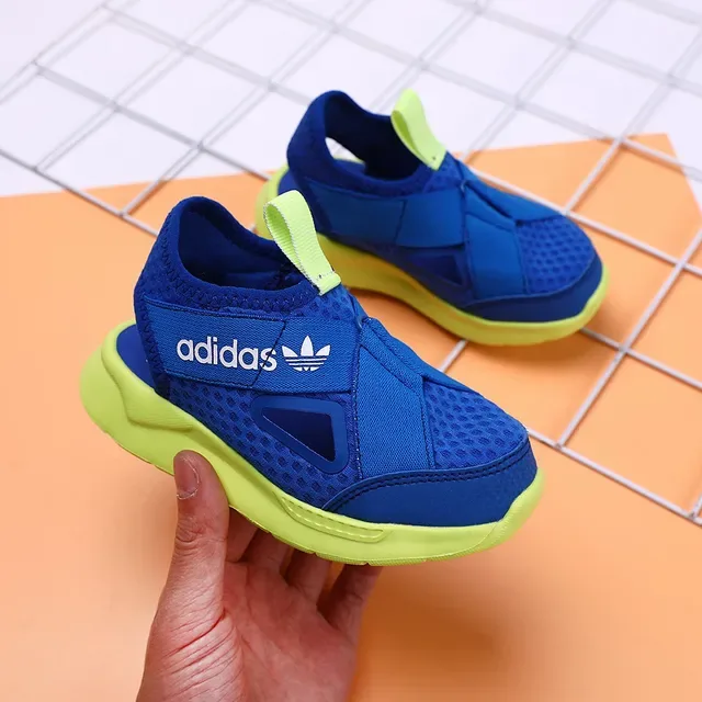 Adidas Kids Slip-On Mesh Strap Lifestyle Sneakers 14