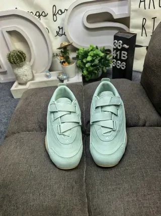 Adidas Laceless Dual Strap Mint Green Lifestyle Sneakers 10