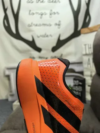 Adidas Laceless Slip-On Orange Black Lifestyle Sneakers 3