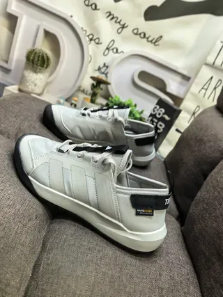 Adidas Laceless Slip-On Three-Stripe Lifestyle Sneakers 7