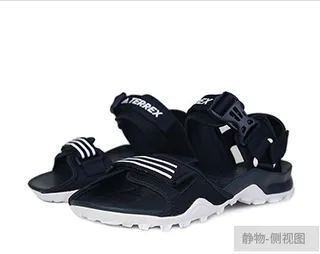 Adidas Sandales Casuales Navy White Rugged Outdoor Ajustables avec Sangle 5