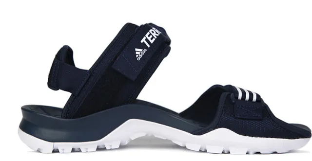Adidas Sandales Casuales Navy White Rugged Outdoor Ajustables avec Sangle 6