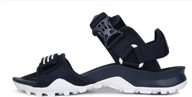 Adidas Sandales Casuales Navy White Rugged Outdoor Ajustables avec Sangle 7
