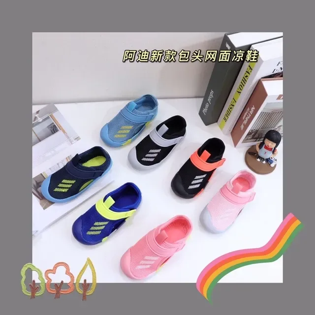 Adidas Pink and Lime Green Mesh Slip-On Lifestyle Sneakers 4