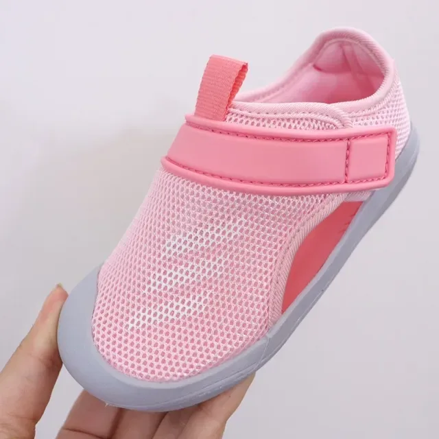 Adidas Pink and Lime Green Mesh Slip-On Lifestyle Sneakers 8