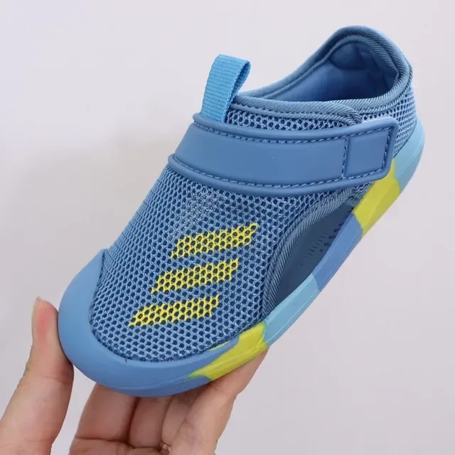 Adidas Pink and Lime Green Mesh Slip-On Lifestyle Sneakers 9