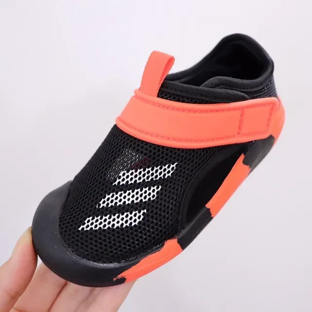 Adidas Pink and Lime Green Mesh Slip-On Lifestyle Sneakers 11