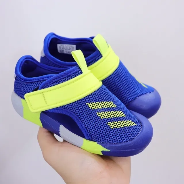 Adidas Pink and Lime Green Mesh Slip-On Lifestyle Sneakers 13