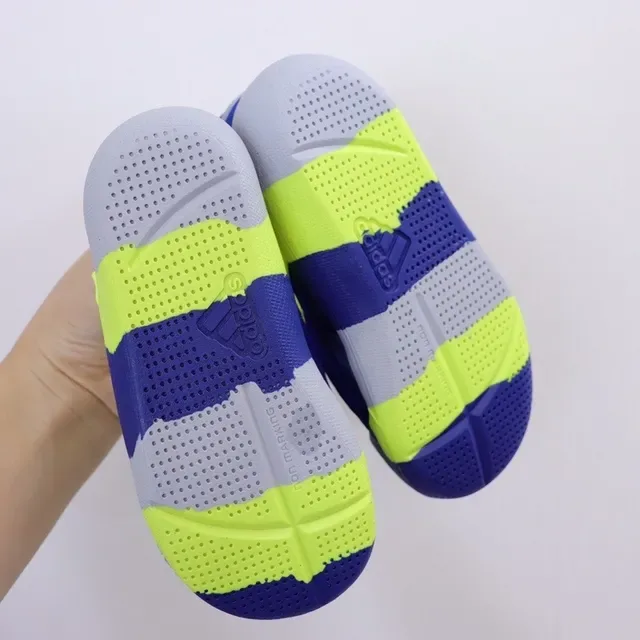 Adidas Pink and Lime Green Mesh Slip-On Lifestyle Sneakers 16