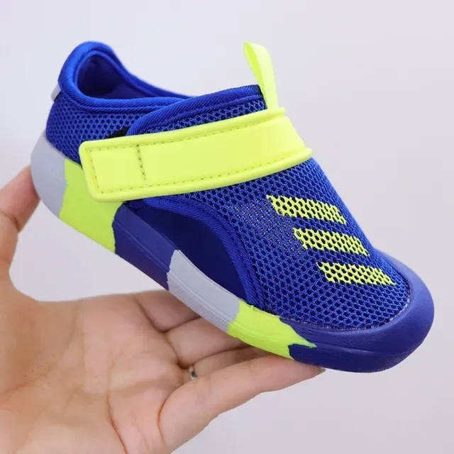 Adidas Pink and Lime Green Mesh Slip-On Lifestyle Sneakers 17