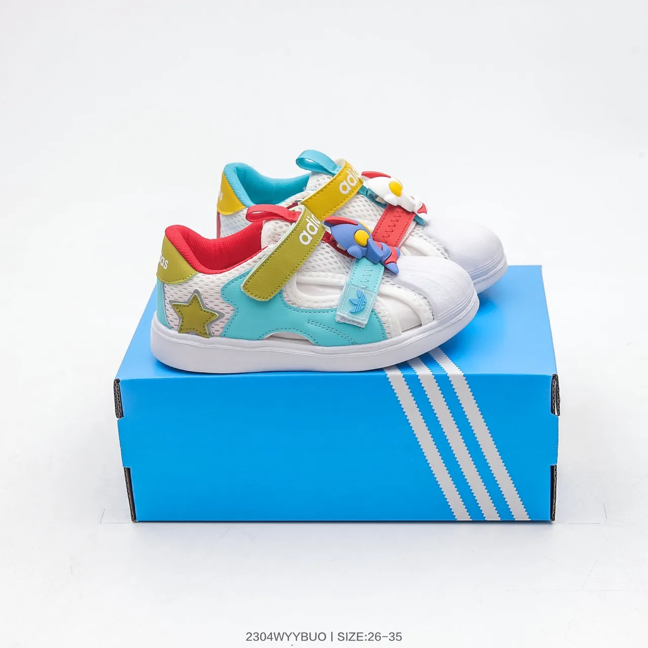 Adidas Pink Multicolor Open-Toe Multi-Strap Casual Sandals 3