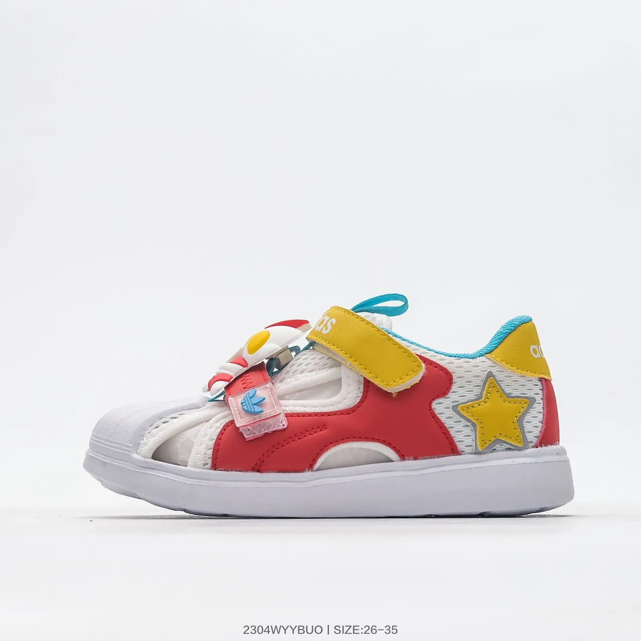Adidas Pink Multicolor Open-Toe Multi-Strap Casual Sandals 16