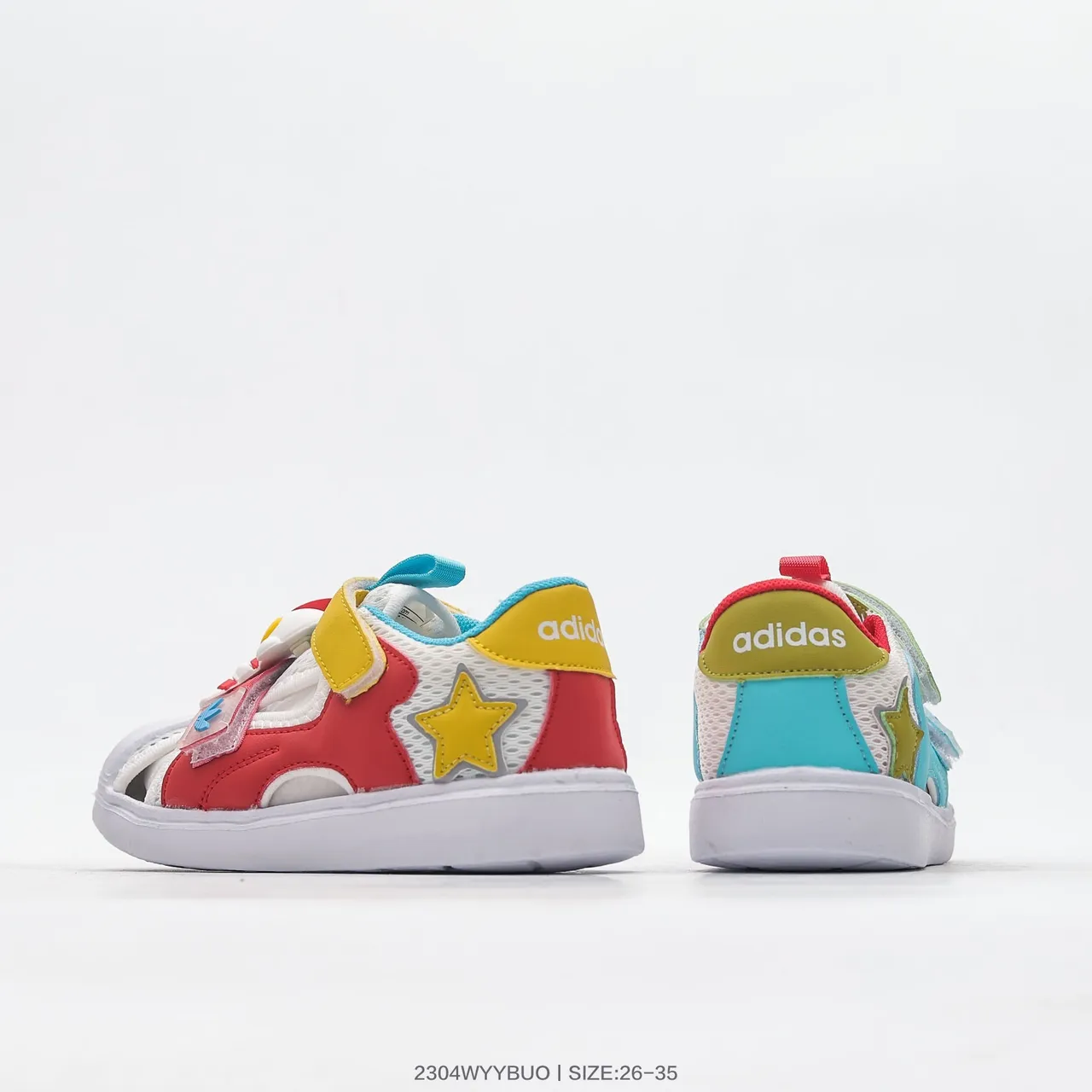 Adidas Pink Multicolor Open-Toe Multi-Strap Casual Sandals 17