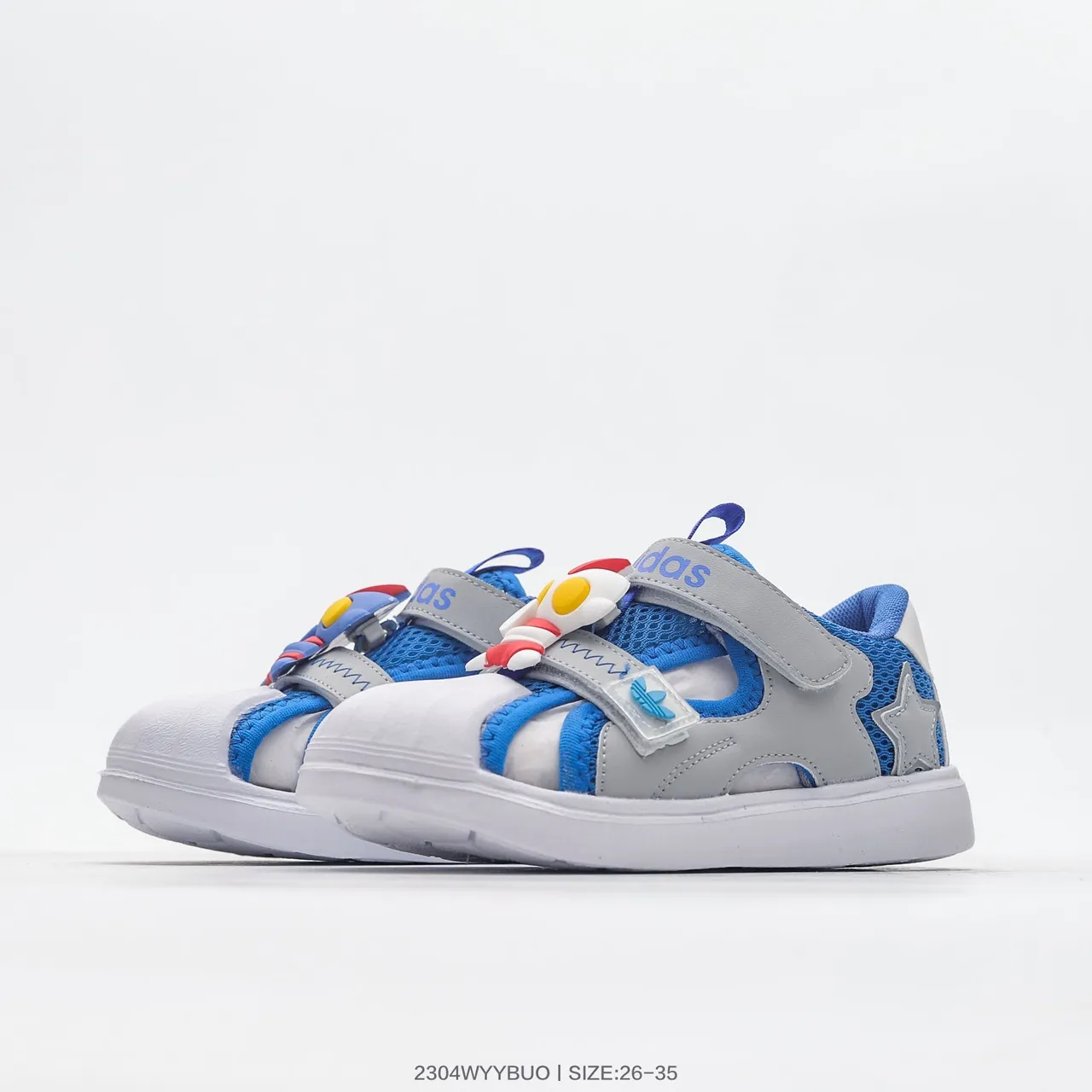 Adidas Pink Multicolor Open-Toe Multi-Strap Casual Sandals 23