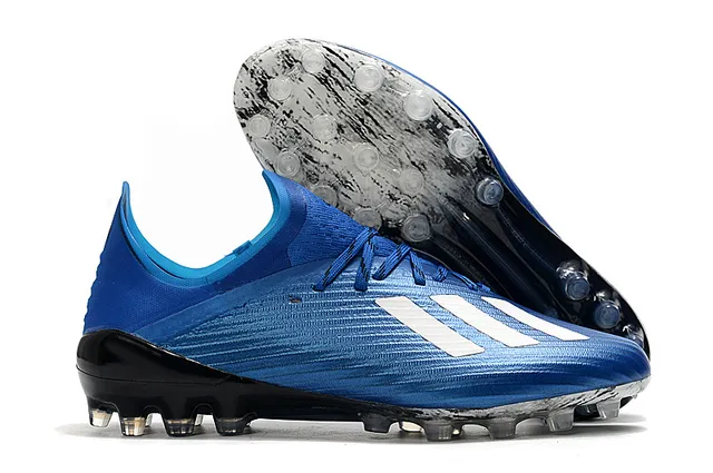 Adidas وردي بوني مضفرة أعلى شفاف ستادات مولدة أرضية صلبة أحذية كرة القدم 8
