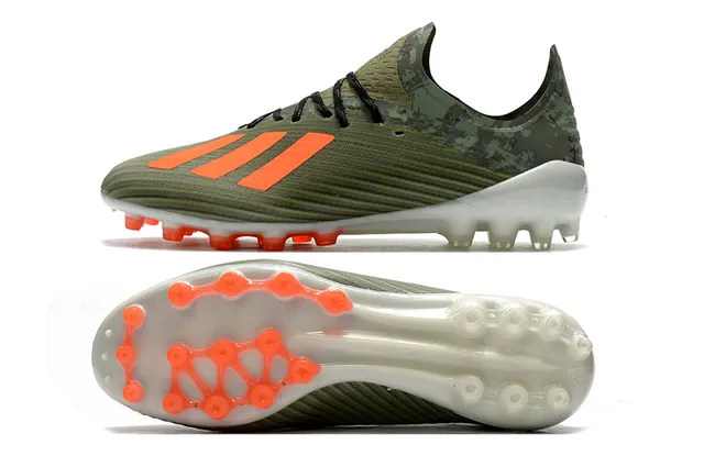 Adidas وردي بوني مضفرة أعلى شفاف ستادات مولدة أرضية صلبة أحذية كرة القدم 21